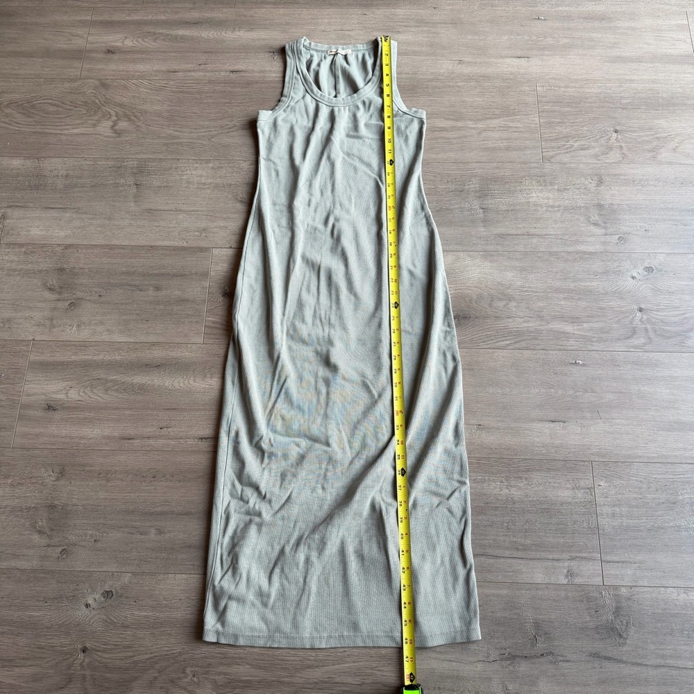 Marine Layer Lexi Rib Sun-In Dress - Faded Olive - size XS - Picture 3 of 8